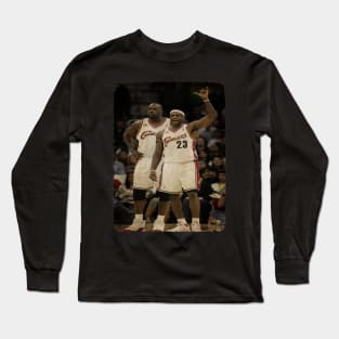 Shaquille O'Neal and Lebron James  #2 Long Sleeve T-Shirt